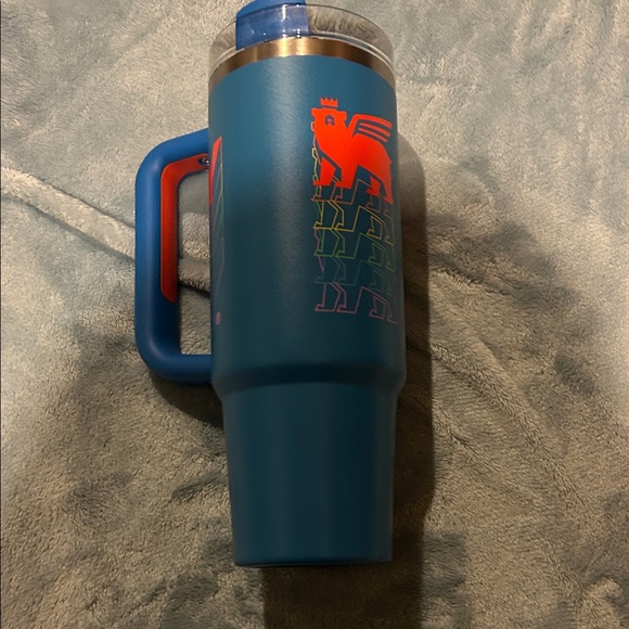 Stanley Blue and Red Travel Mug - Picture 2 of 5